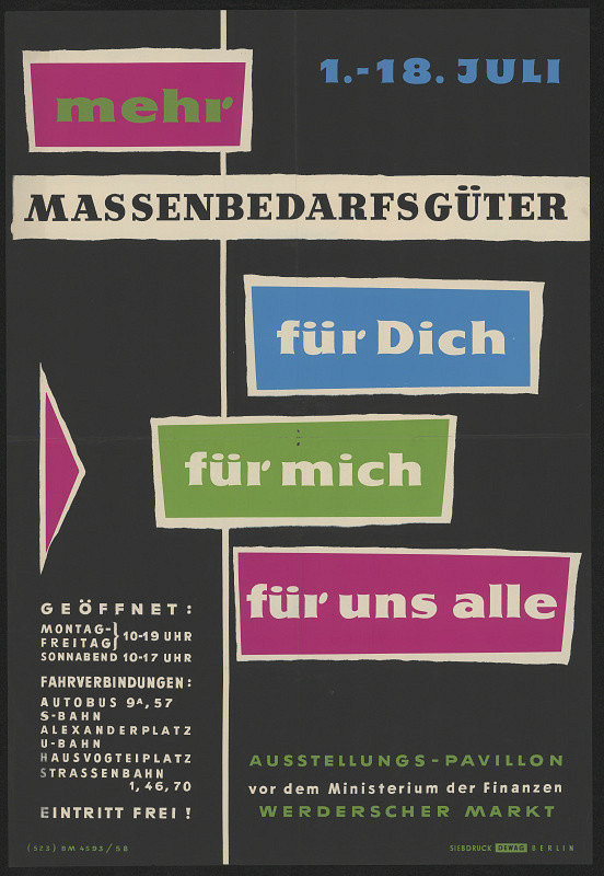 Druck – Massenbedafsgüter 1.-18.Juli 