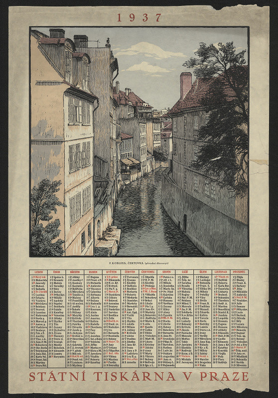 František Kobliha – Čertovka. Státní tiskárna v Praze 