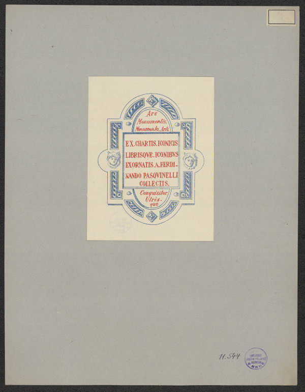 neznámý – Pasovinelli Ferd. 