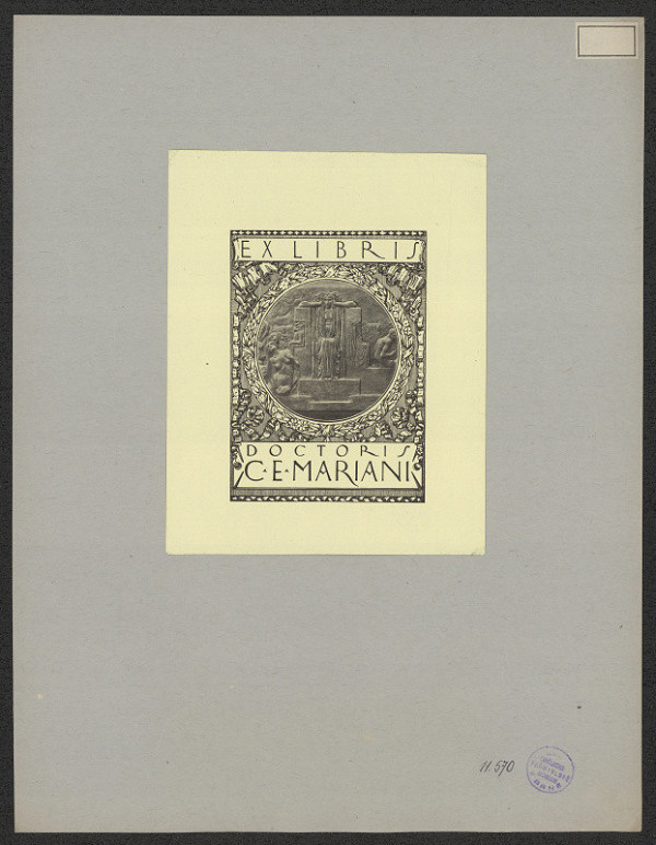 neznámý – Dr. C. E. Mariani 