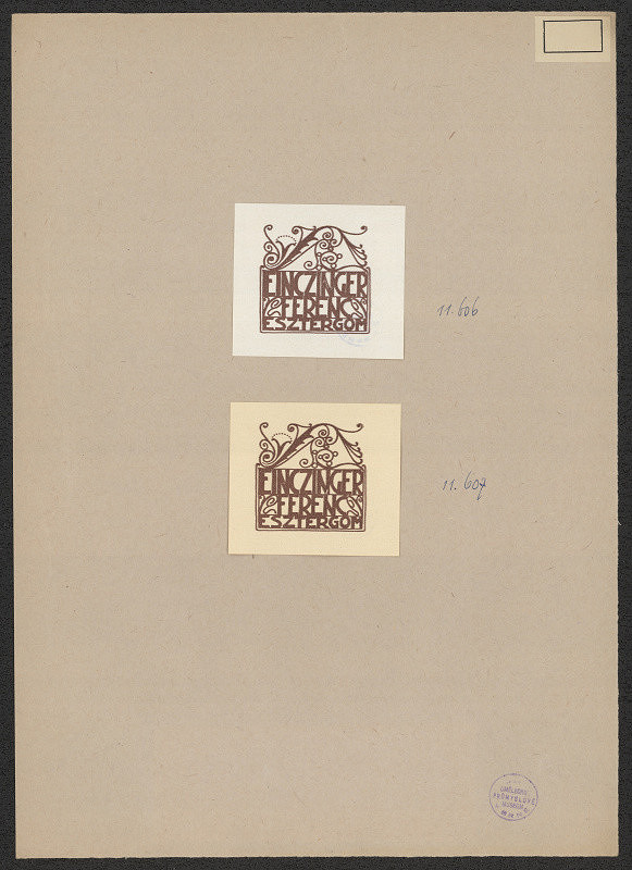 neznámý – Einczinger Ferenc 