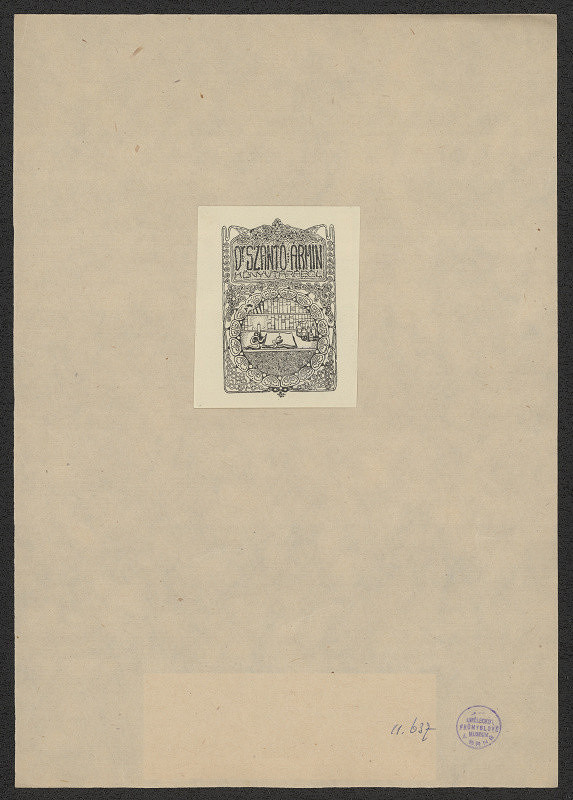 neznámý – Dr. Szántó Ármin 