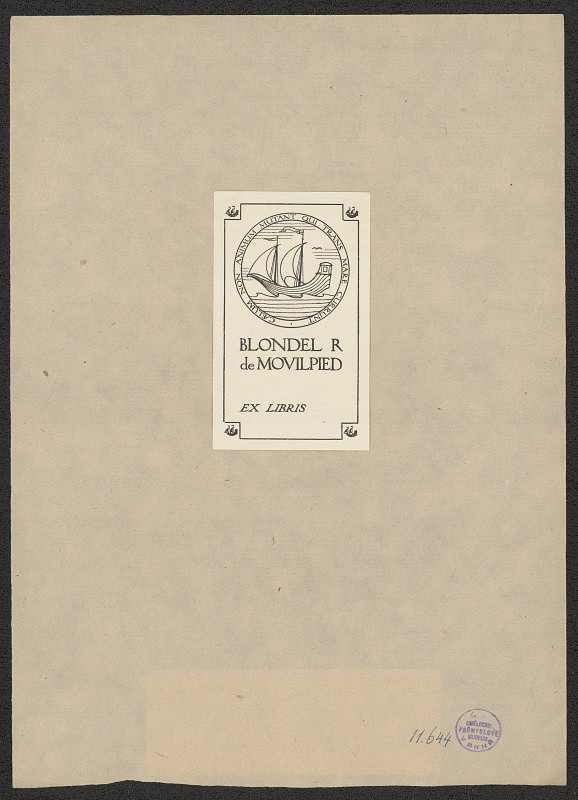 neznámý – Blondel R. de Movilpied 