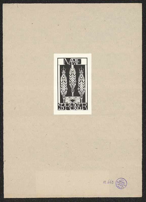 neznámý – Sprenger  Marie 