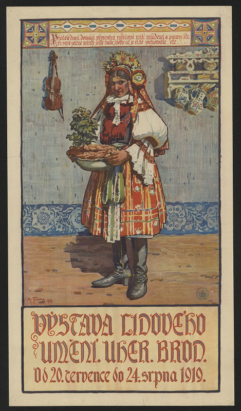 Antoš Frolka – Výstava lidového umění Uh. Brod 