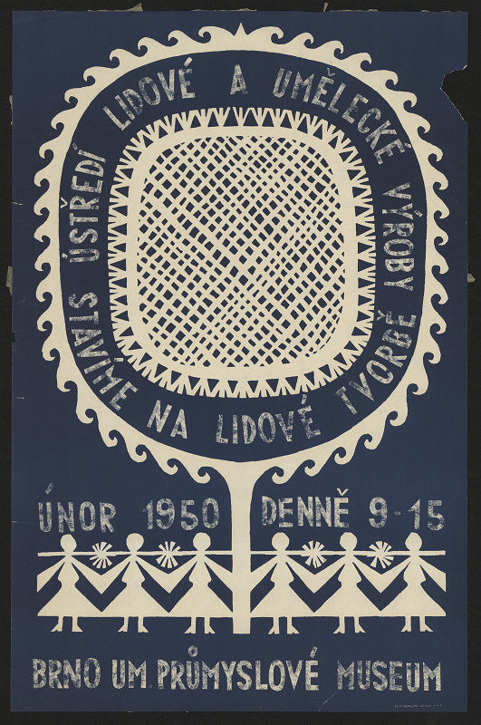 neznámý – Plakát k výstavě Stavíme na lidové tvorbě, UPM Brno 