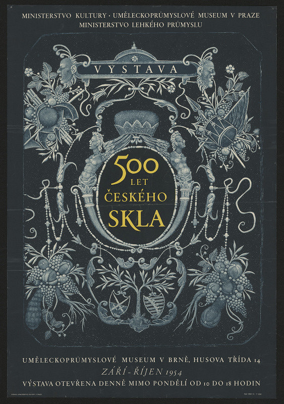 Zdeněk Sklenář – 500 let českého skla v UPM Brno 