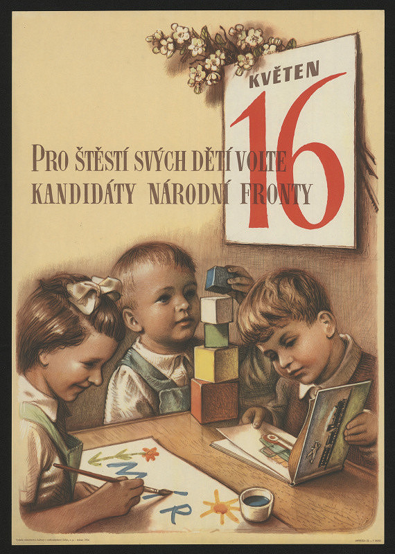 J. Bílková – Pro štěstí svých dětí, volte kandidáty národní fronty 