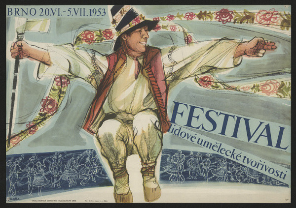 Josef Flejšar – Festival lidové umělecké tvořivosti, Brno 20.4.-5.7.1953 