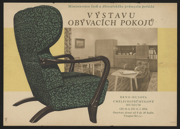 neznámý – Výstava obývacích pokojů UPM Brno 