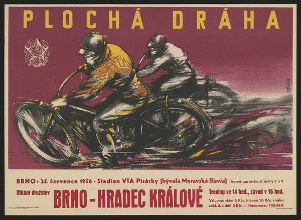 Vladimír Bidlo – Plochá dráha 25.7.1956 Brno Pisárky 