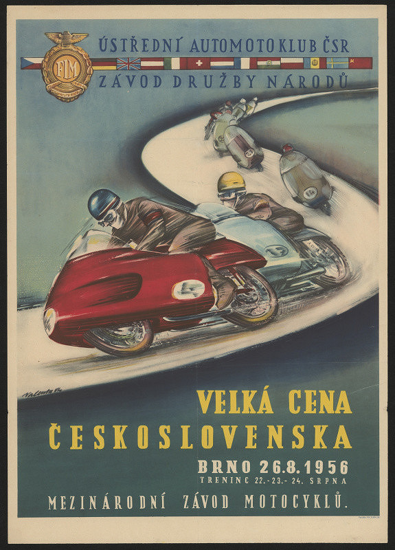 Vladimír Valenta – Velká cena Československa Brno 26.8.1956 