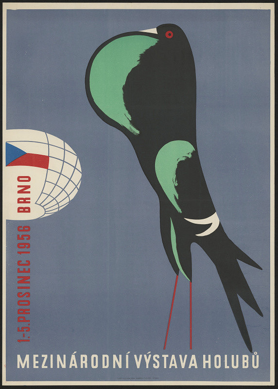 neznámý – Mezinárodní výstava holubů. 1.-5.prosinec1956 Brno 