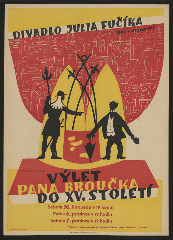 neznámý – Divadlo Julia Fučíka. Výlety pana Broučka do XV. Století 