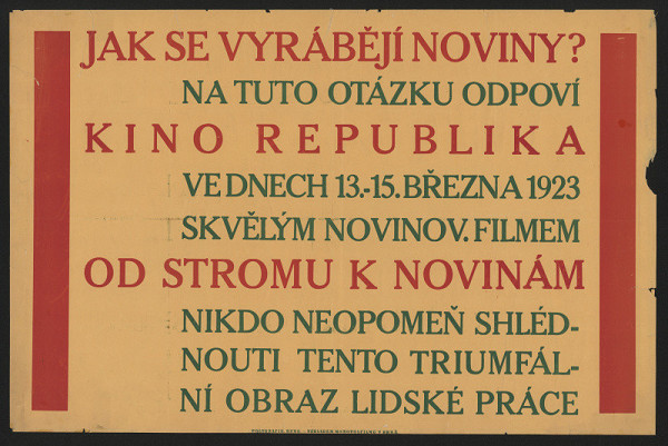 neznámý – Od stromu k novinám 
