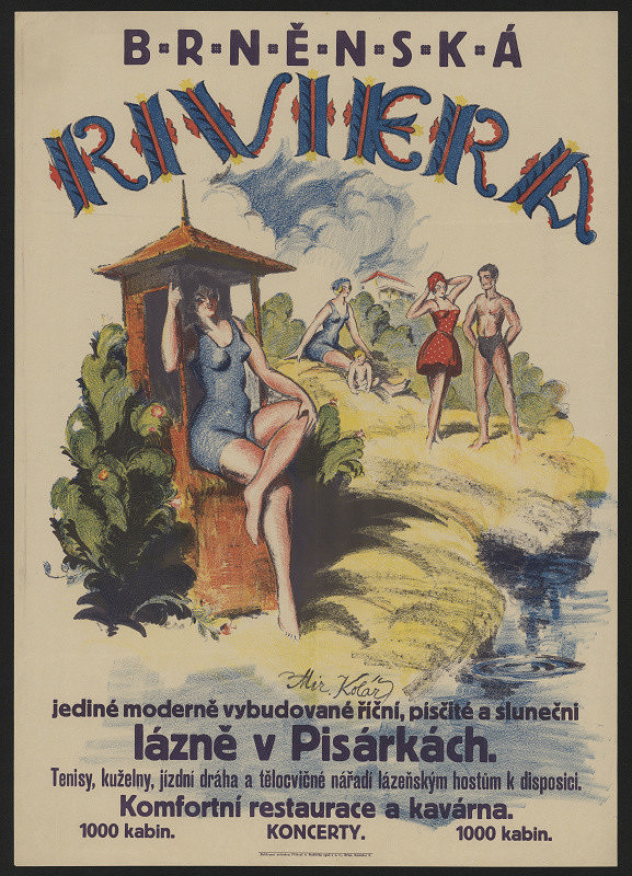 Mirko Kolář – Plakát Brněnské Riviery 