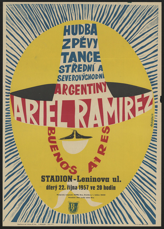 Vladimír Bernard Růžička – Ariel Ramirer - Buenos Aires, Brno, Stadion 22.10.1957 