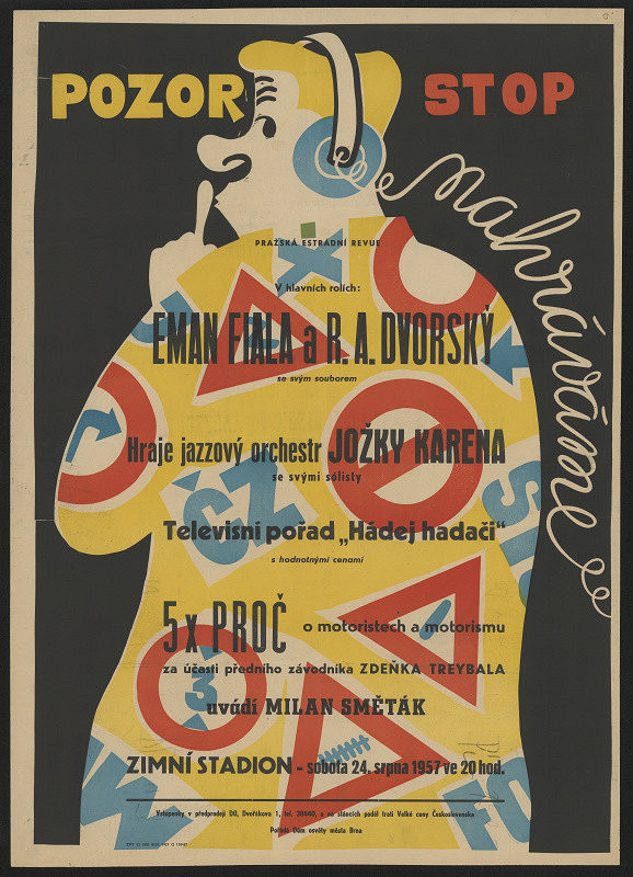 neznámý – Pozor stop nahráváme. Zimní stadion Brno 24.8.1957 