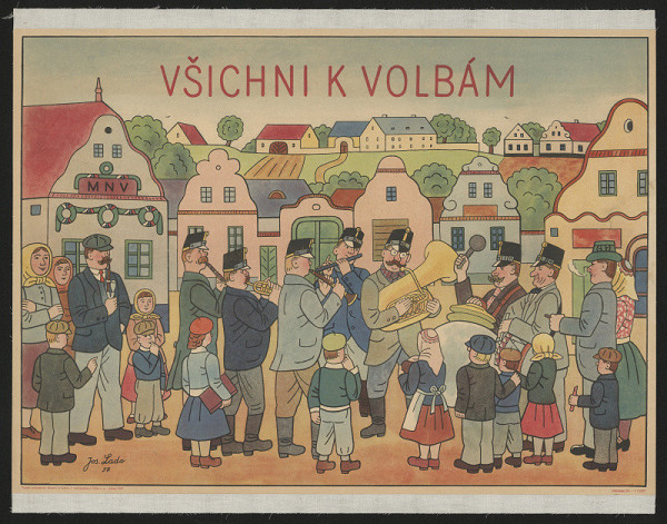 Josef Lada – Všichni k volbám 