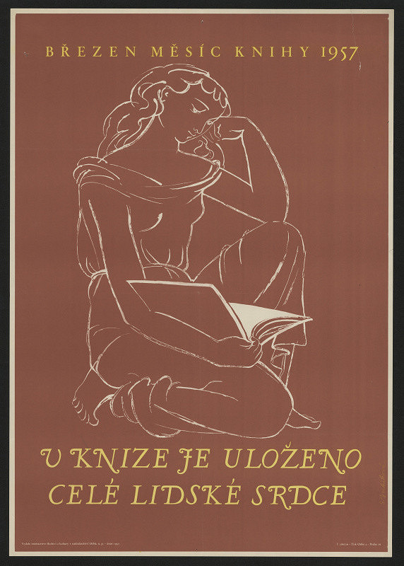 Sofie Vorlíčková – Březen měsíc knihy 1957 