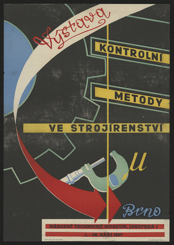 K. Ambro – Kontrolní methody ve strojírenství Brno, Nár. tech. museum Josefská 1.1.-30.9.1957 