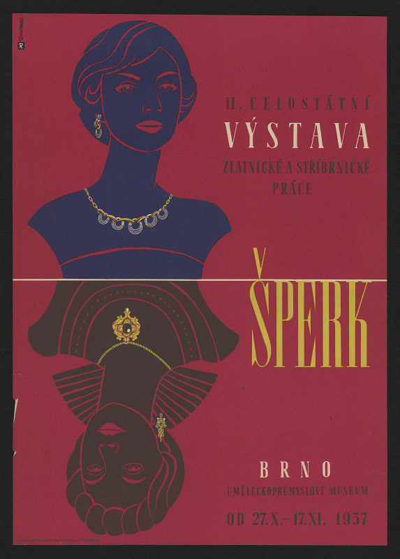 neznámý – II. celostátní výstava zlatnické a stříbrnické práce: Šperk. UPM Brno 