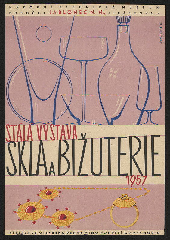 Vladimír Sobolevič – Stálá výstava Sklo a bižuterie. Nár. techn. museum Jablonec n/N. 