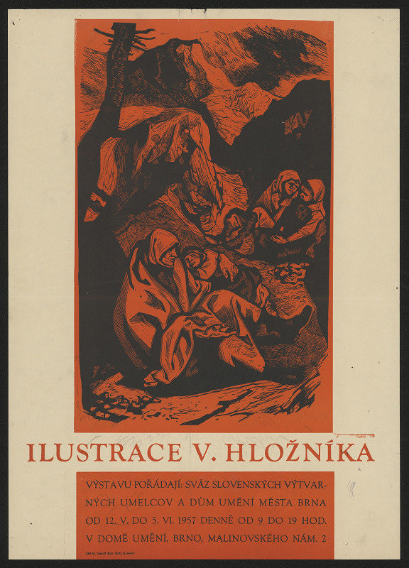 neznámý – Ilustrace V. Hložníka. Dům umení m.Brna 