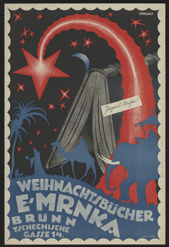 František Melkus – Plakát firmy Ed. Mrnka, Brno 