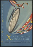 František Zálešák – X. mezinár. závod míru Prah - Berlín - Warszawa 1957 