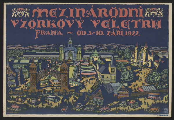 Karel Vavřina – Veletrh Praha 1922 