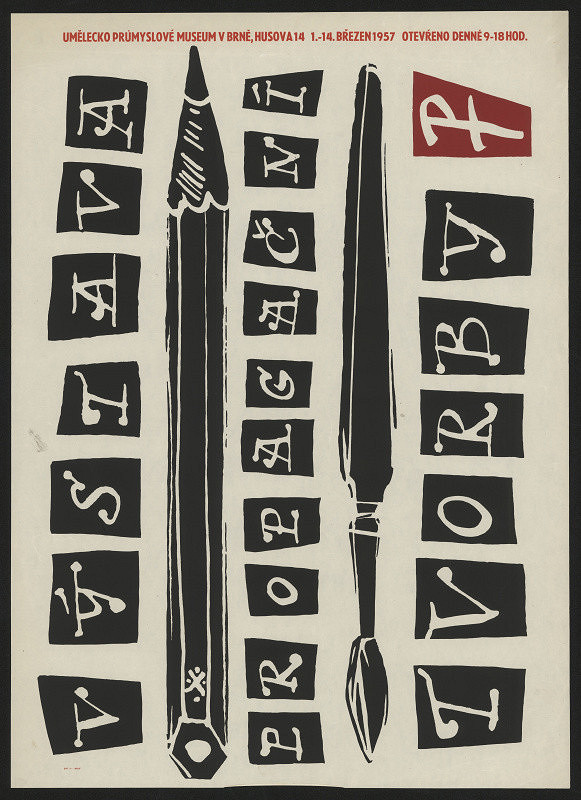 Josef Flejšar – Výstava Propagační tvorby, UPM Brno 