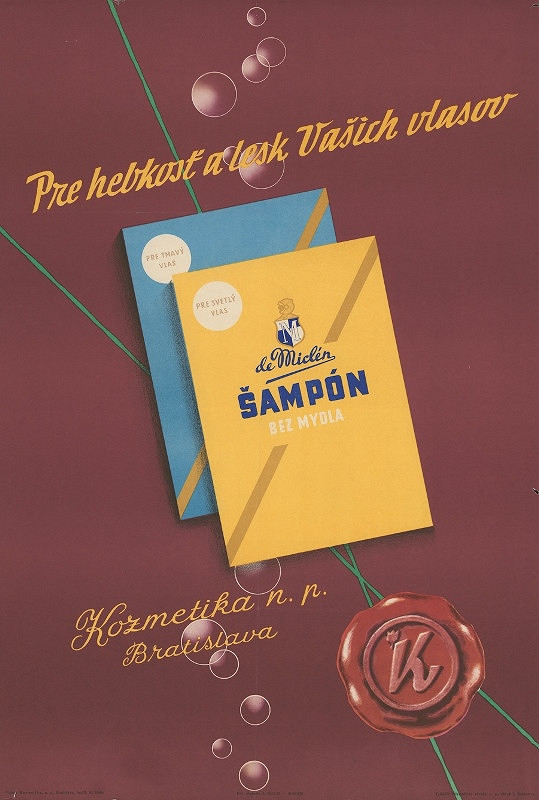 Carl (Karl) Hahn – Šampon de Miclén, Kozmetika n.p. Bratislava 