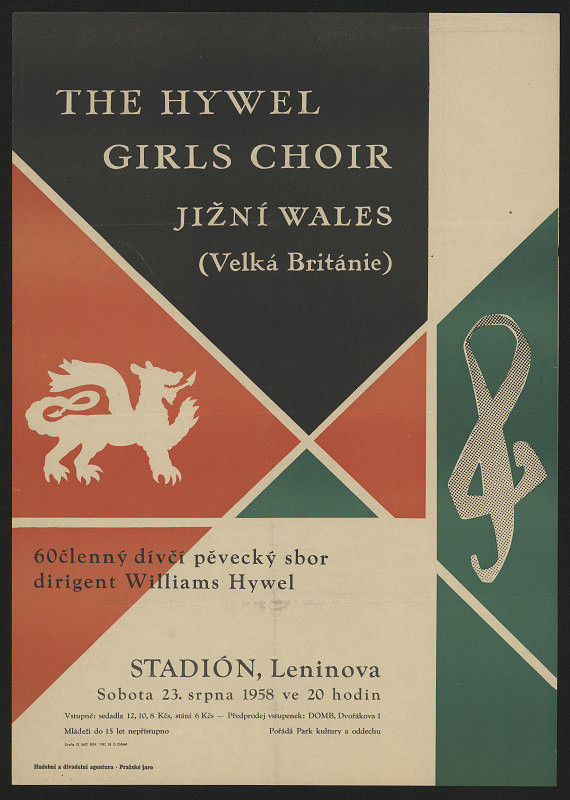 neznámý – 60 členný dívčí pěv. soubor, jižní Wales, Stadion Leninova 