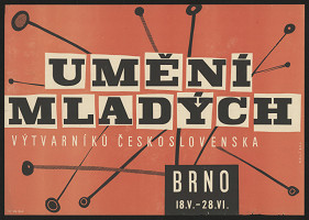 Stanislav Kolíbal – Umění mladých výtvarníků Československa, Brno 