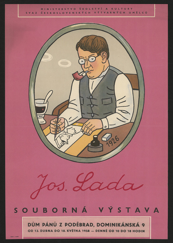 neznámý – Josef Lada (souborná výstava) Dům pánů z Poděbrad 