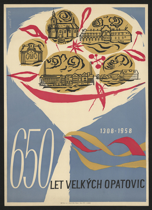 Jiří Hadlač – 650 let Velkých Opatovic 1308 - 1958 