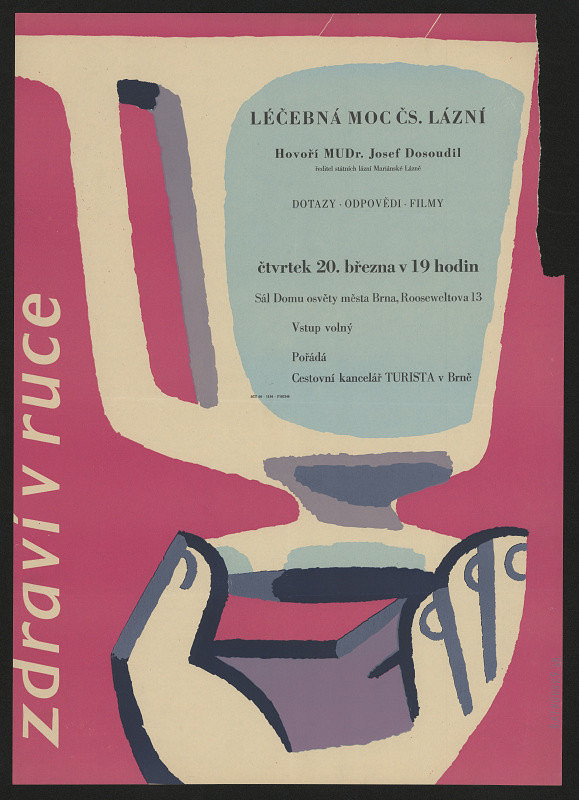 Jiří Rathouský – Zdraví v ruce, léčebná moc čs. lázní, Dům osvěty m.Brna 