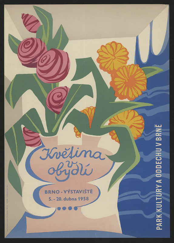 neznámý – Květina v obydlí, Brno Výstaviště 