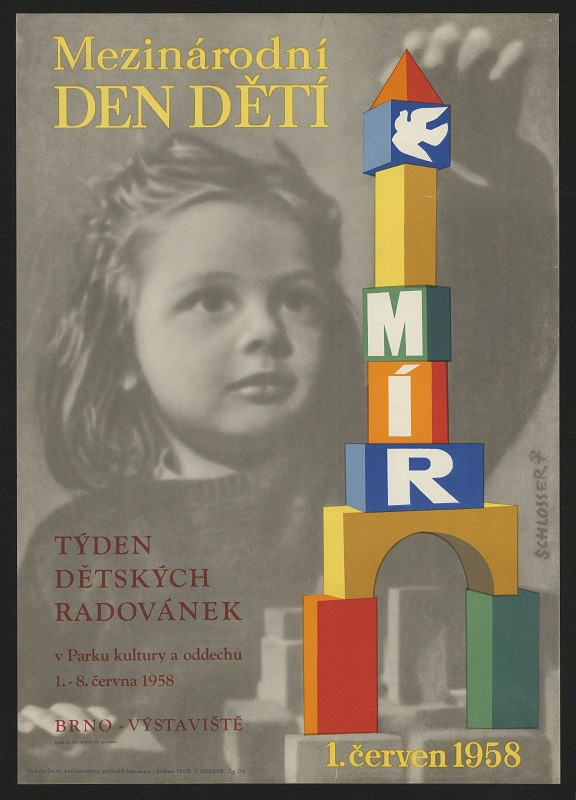 Wolfgang Alexander Schlosser – Mezin. den dětí, Týden dětsk. radovánek, PKO Brno Výstaviště 