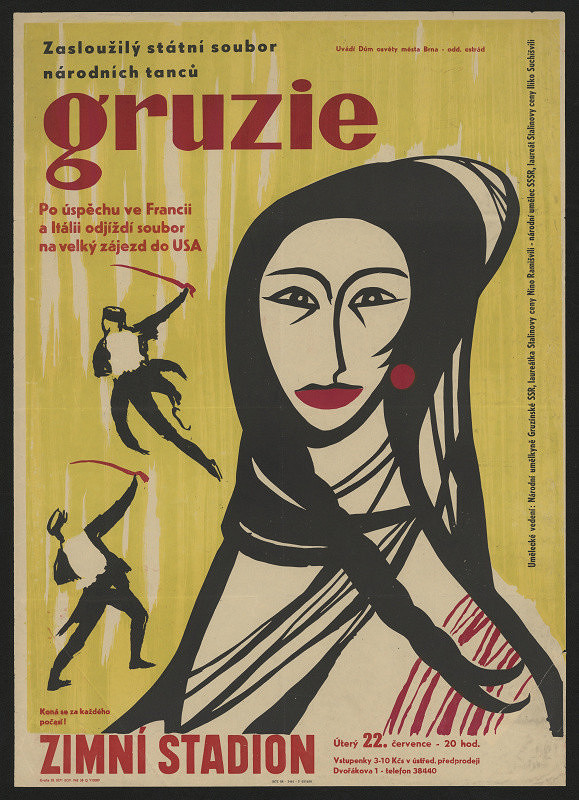 neznámý – Gruzie. zaslouž. stát. nár. soubor tanců, Zimní stadion 