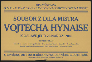 Emil Kosa – Vojtěch Hynais, K.V.U. Aleš v Brně 