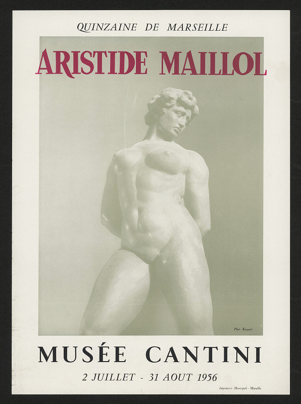neznámý – Aristide Maillol, Musée Cantini - Marseille 