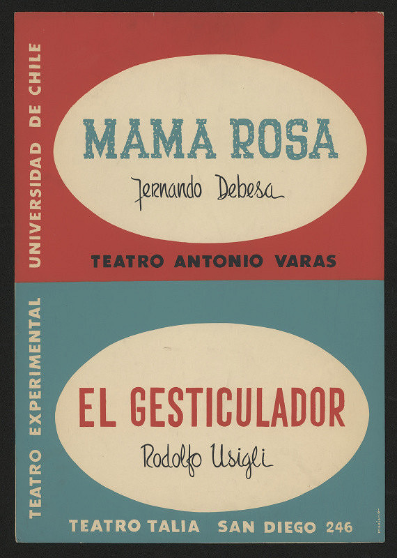 neznámý – Baile de Landros, comedia - ballet de Joan Anouilh, Teatro Varas 