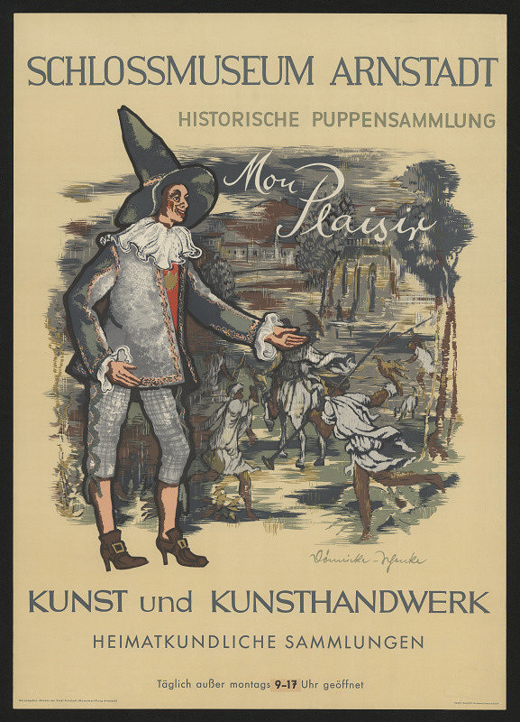 Dömniche - Schenke (?) – Historická sbírka loutek, zámec. museum Arnstadt 