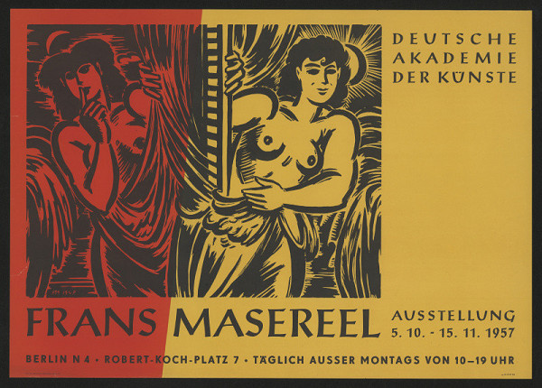 neznámý – Franz Masereel, Berlín, Robert Koch Platz 