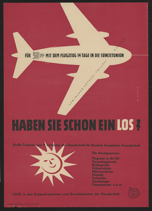 Wieland – K 9. výročí založení spol. německo - sovětské přátelství 