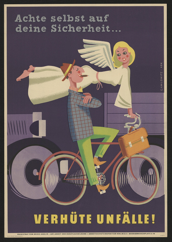 Gawlowitz – výzva k opatrnosti při jízdě 