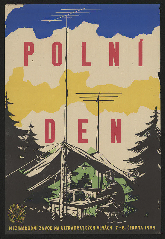 neznámý – Polní den, Mezinár. závod na ultrakrátkých vlnách, Svazarm 