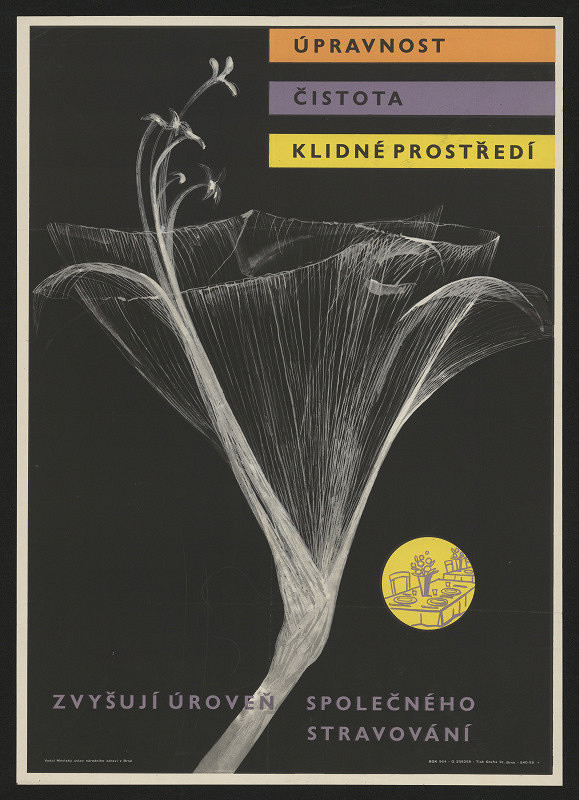 neznámý – Městs. ústav nár. zdraví Brno, heslo: zvyšující úrověň společens. stravování 